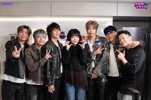 ▲八三夭從高中時期就認識，在節目中玩起默契大考驗，阿璞（右3）被指是全團最難搞的人。（圖／Yahoo唐綺陽談星私廚提供）