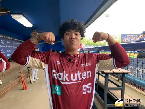 李勛傑成樂天新「怪力男」！增重計畫收到成效　體重破百力量升級