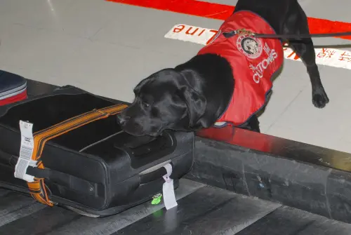 ▲海關緝毒犬的訓練相當嚴謹，10隻幼犬培養到最後有7隻會在考核期間淘汰，只能轉型當其他工作犬，因此緝毒犬都是菁英級別的存在。（圖／海關緝毒犬臉書）