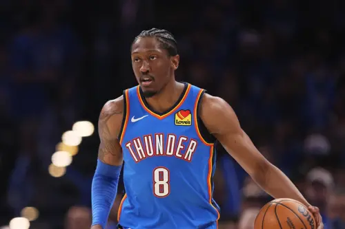 杰倫威廉斯恐首輪報銷！雷霆二當家左腿筋拉傷　高機率缺陣1至2周