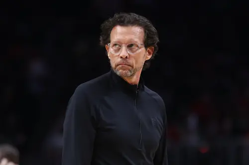 ▲老鷹隊總教練斯奈德（Quin Snyder）對球隊在關鍵時刻展現的整體性給予高度評價。（圖／美聯社／達志影像）