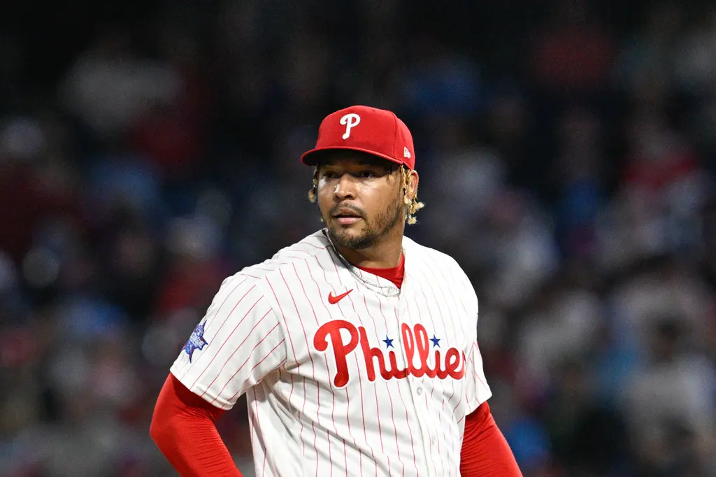 ▲費城費城人隊今（24）日傳出一項人事異動也引發台灣球迷熱議，球團宣布正式裁掉防禦率高達9.13的資深右投沃克（Taijuan Walker）。（圖／美聯社／達志影像）