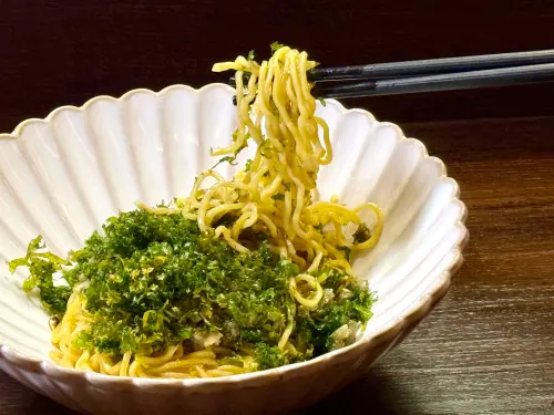 ▲「燒椒皮蛋麵」140。（圖／記者蕭涵云攝）