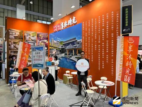 ▲苗栗苑裡享沐時光莊園渡假酒店，推出多項雅緻雙人房住宿泡湯優惠。（圖／記者金武鳳攝，2026.4.24)