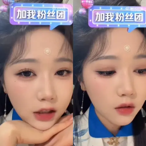 ▲岳雨婷直播認了受AI影響，但樂觀表示不做演員也可以做其他想做的事情。（圖／微博@知名青年娛曉張）