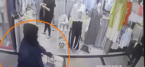 刻意掩蓋身分！中信銀行搶案嫌犯遮臉戴手套　拖行李箱行搶