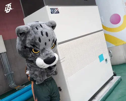 ▲場內冷氣設施全面更新。（圖／台啤永豐雲豹提供）