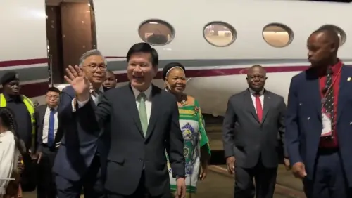 影／賴清德訪非洲被中國打壓！特使林佳龍今抵達史瓦帝尼