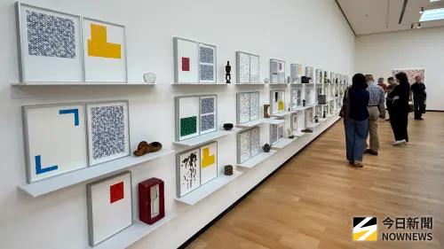 ▲「印記 / 迴盪 / 詩篇─莊普個展」共展出89件作品，是近年難得的大型展覽。（圖／記者陳美嘉攝，2026.04.25）