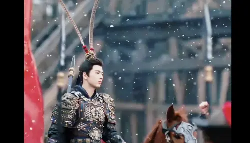 ▲張凌赫（如圖）在《逐玉》英姿煥發的模樣，變成泰國粉絲二創的靈感。（圖／翻攝自微博）