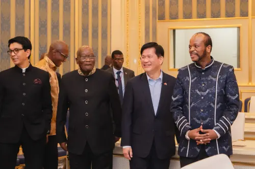 ▲外交部長林佳龍正以賴清德總統特使身分訪問我國友邦史瓦帝尼王國，出席國王恩史瓦帝三世登基40週年、58歲華誕暨史國獨立58週年慶祝活動。（圖／翻攝自林佳龍臉書）