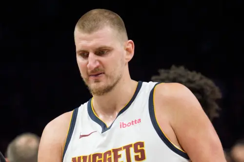 ▲Nikola Jokic是純粹個人狀況不好，還是被灰狼中鋒 Rudy Gobert一對一防守困住，或是他在金塊季後賽孤立無援，只能靠自己硬撐，不得而知。（圖／路透／達志影像）