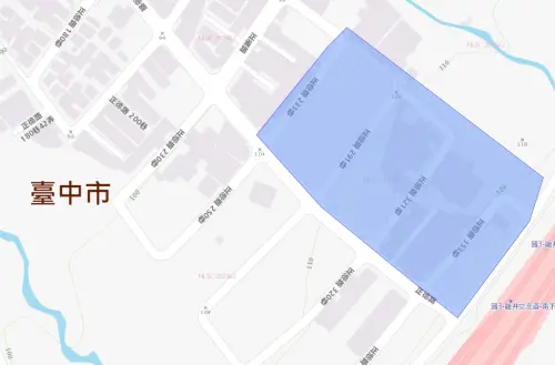 ▲台中市4月28日停水影響範圍。（圖／台灣自來水公司）