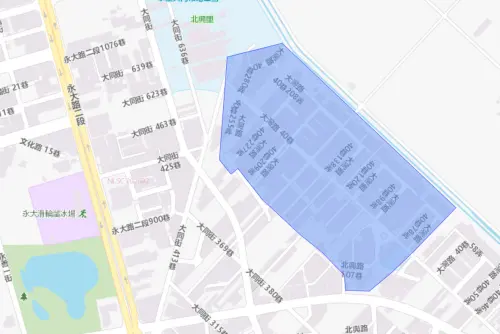 ▲台南市永康區4月28日停水影響範圍。（圖／台灣自來水公司）