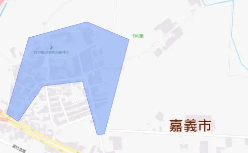 ▲嘉義市4月28日停水影響範圍。（圖／台灣自來水公司）