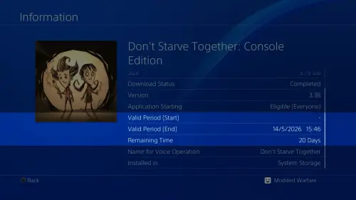 ▲遊戲 YouTuber 發現，Sony 旗下的遊戲平台 PlayStation 在最新版本系統中，增加30天連網檢查機制。（圖／MODDED WARFARE）