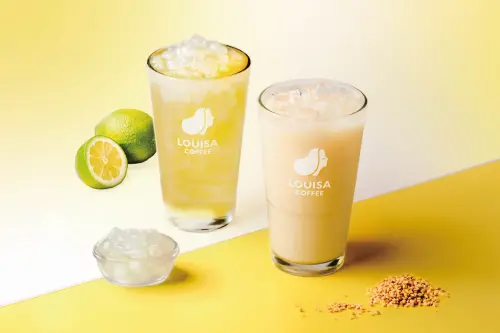 ▲路易莎開賣自然穀香「蕎麥新品」。（圖／路易莎提供）