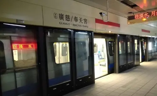 ▲台北捷運淡水信義線「R01廣慈奉天宮站」目前進度超過90%，最快6月底將正式通車。（圖/台北捷運局提供）