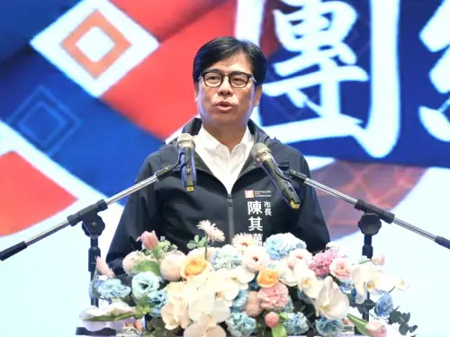 ▲高雄市長陳其邁致詞。(圖／高雄市政府勞工局提供)