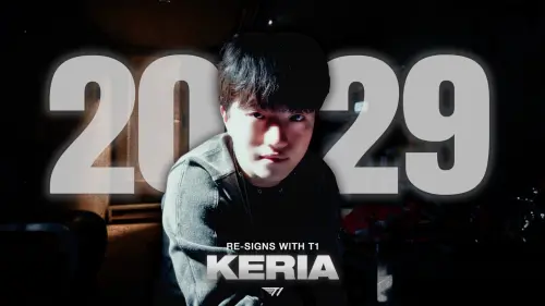 LOL／T1捷報來了！輔助Keria確定續約到2029年　與Faker續戰3年