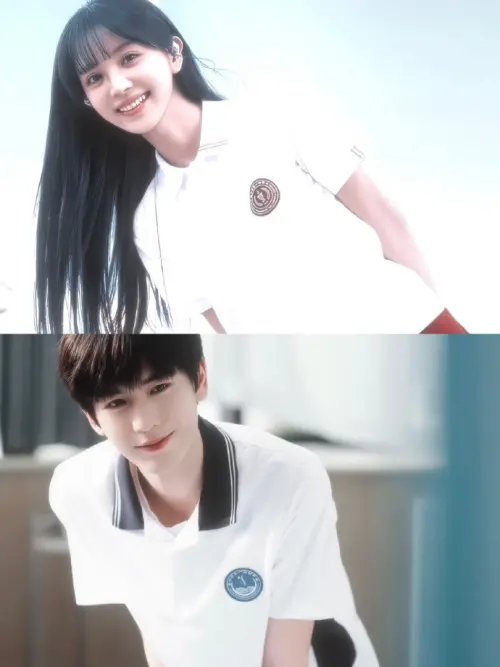 ▲張凌赫（下）、田曦薇（上）傳出將接拍校園劇《逐夏》。（圖／微博＠考柿兒）