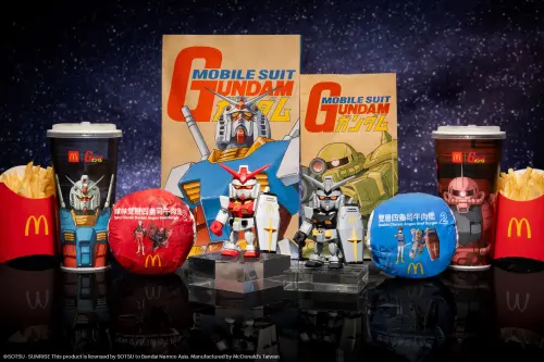 ▲台灣麥當勞聯名日本《機動戰士鋼彈》公仔今開賣。（圖／麥當勞提供）