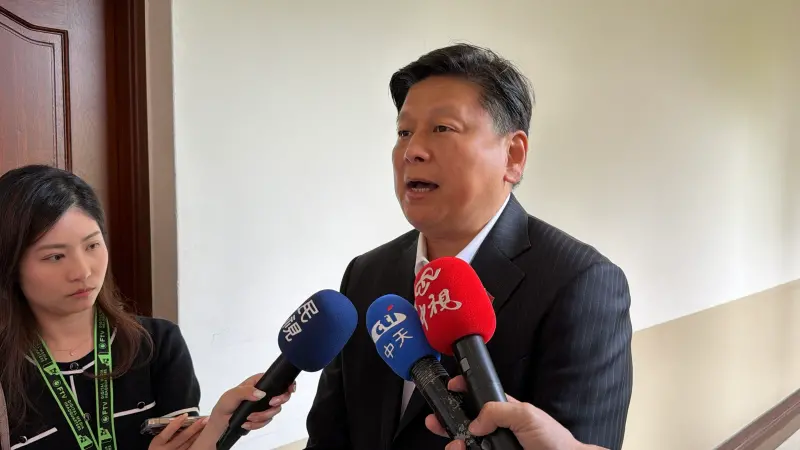 ▲國民黨團總召傅崐萁針對軍購協商挑燈夜戰，表示真理越說越明。（圖／記者蘇柏銓攝）