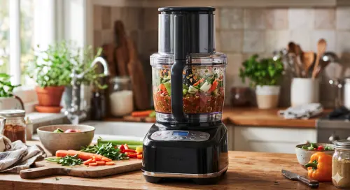 ▲原PO分享自己在日本購入食物調理機，原以為依規定拆電池分開攜帶最安全，沒想到卻因底座內含刀片在安檢時被扣留，最終無法完整帶回。（圖／Gemini製圖、記者賴禹妡製）