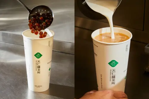 ▲天仁釀茶所透過線上優惠延伸國際珍奶日熱度，4月28日至4月29日於「你訂」選購指定珍奶系列飲品享買一送一。