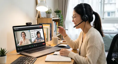 ▲擔任線上家教，有機會為自己賺進新台幣300多萬元年收。（圖／Gemini AI生成／NOWNEWS監製）