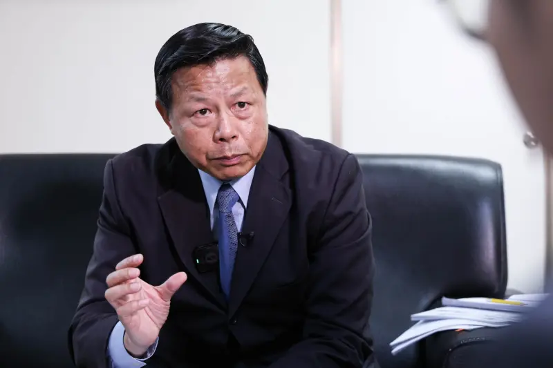 ▲海巡署副署長謝慶欽接受《NOWNEWS今日新聞》專訪。（圖／記者曾永強攝）