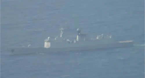 澎湖西南海域共軍船艦編隊現蹤　國軍公布嚴密監控照