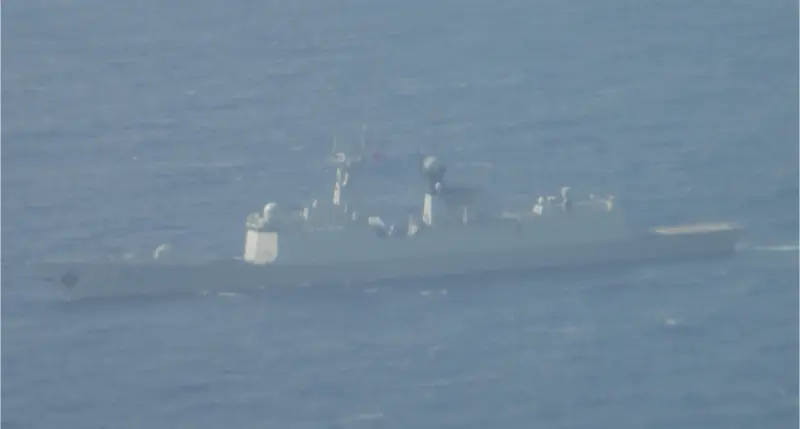 澎湖西南海域共軍船艦編隊現蹤　國軍公布嚴密監控照