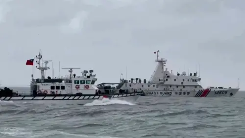 ▲4月24日中國海警船侵擾金門水域，海巡署全程蒐證併航驅離。（圖／海巡署官網）