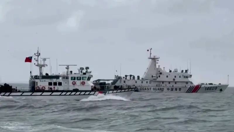    ▲4月24日中國海警船侵擾金門水域，海巡署全程蒐證併航驅離。（圖／海巡署官網）  