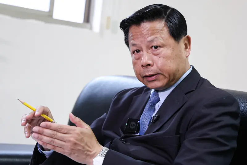 ▲海巡署副署長謝慶欽接受《NOWNEWS今日新聞》專訪，透露海巡署如何保衛海底電纜。（圖／記者朱永強攝）