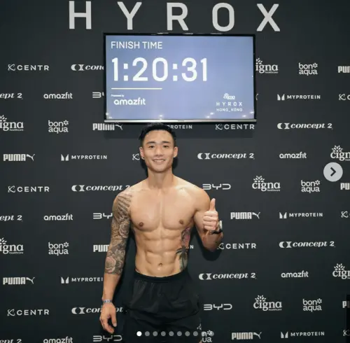 ▲▼林俊賢（Elvis；如圖）身材壯碩、臉蛋俊俏，擁有運動科學學位，社群有1.5萬人追蹤。（圖／翻攝自林俊賢IG）