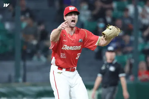 ▲味全龍今日推出洋投蔣銲交手統一獅。（圖／味全龍提供,2026.4.10）