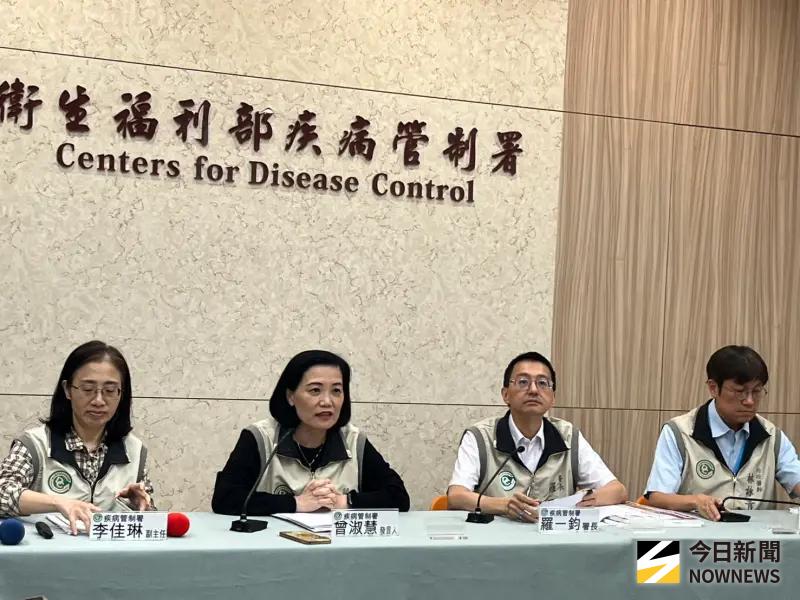 ▲疾管署疫情記者會說明，日本麻疹疫情持續上升，也已將日本麻疹疫情旅遊警示列為第一級注意。（圖／記者張乃文攝）