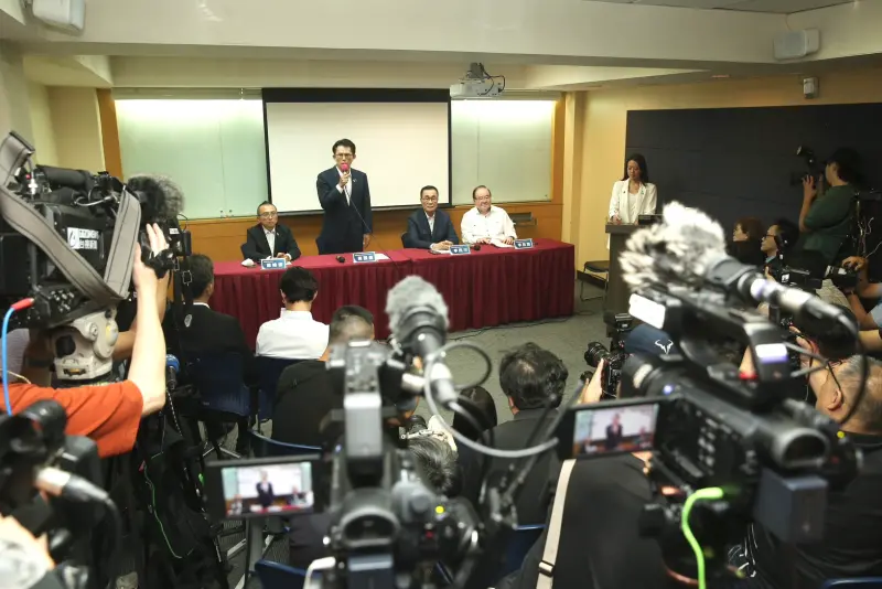 ▲李四川強調黃國昌是自己最好的戰友，若未來勝選民眾黨所有人才，一定是人才共用。（圖／記者邱曾其攝，2026.04.28）