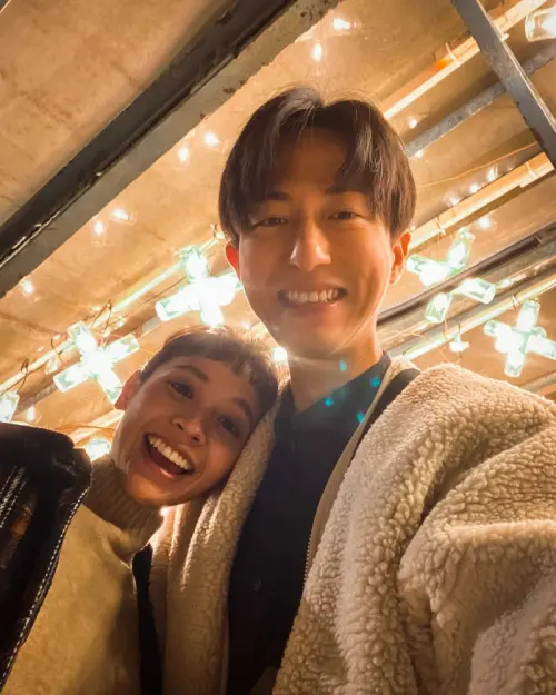 ▲邱昊奇（右）與黃姵嘉（左）分手後仍維持好友關係。（圖／翻攝自黃姵嘉臉書）