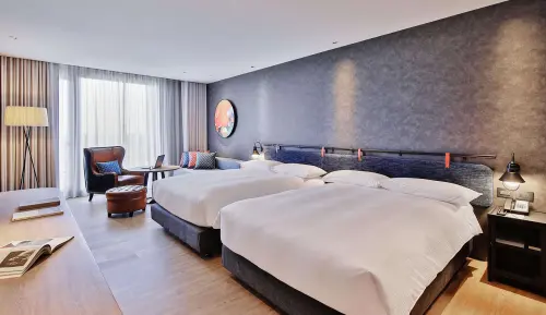 ▲捷絲旅台南虎山館推「第三晚免費」優惠，以四人房來計算，平均每人每晚最低800元。（圖／捷絲旅提供）