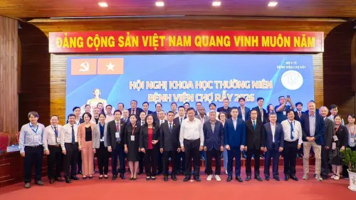 ▲2026年大水鑊醫院科學年會，高醫團隊不僅與各國頂尖專家同場交流，在眾多國際研究中脫穎而出，也展現台灣在智慧醫療與學術領域的深厚實力。（圖／高醫提供）