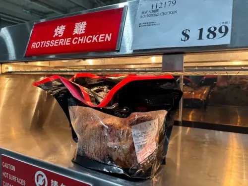 ▲好市多為了避免食材浪費，出手將烤雞成為「熟食重新再製」一環，並成功打造資源再利用的永續概念。（圖／記者徐銘穗攝）