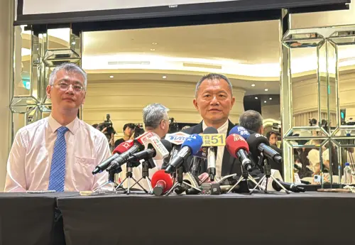 ▲微風集團副總經理高銘頂（圖左）。（圖／記者鍾怡婷攝）