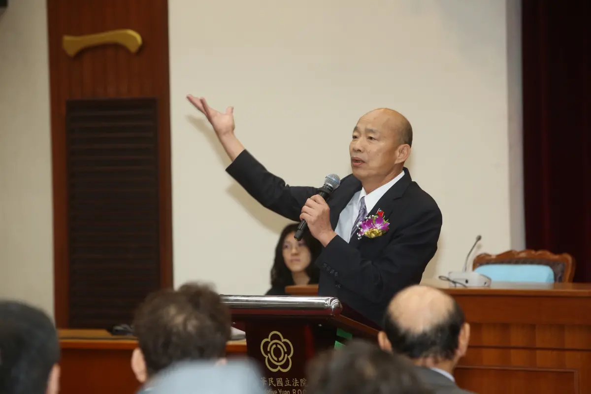 ▲立法院長韓國瑜將率領跨黨派立委出訪英國、法國。（圖／記者邱曾其攝）