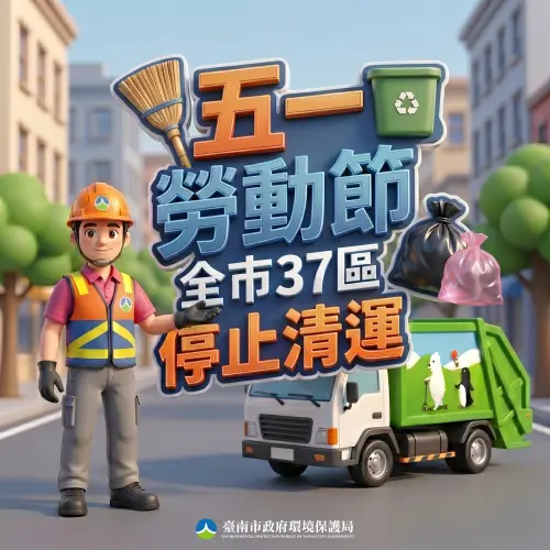 南市五一勞動節停收垃圾　5/2恢復正常清運