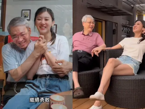 ▲林逸欣（右）喊話爸爸「下輩子再當你的女兒。」（圖／翻攝自林逸欣IG）