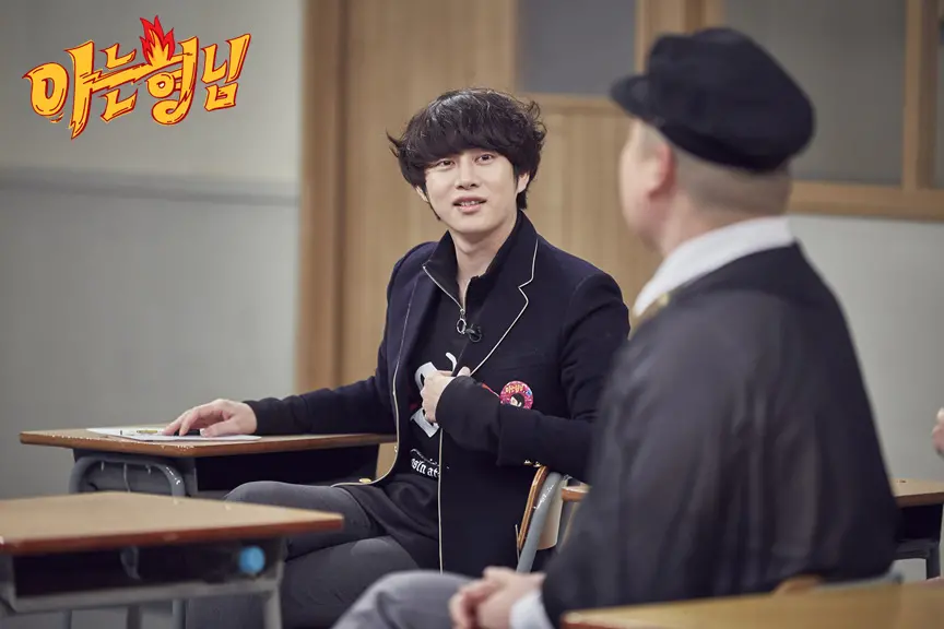 ▲Super Junior（SJ）成員金希澈（如圖）確定暫離《認識的哥哥》，喜劇演員金信英將代替他主持。（圖／翻攝JTBC）