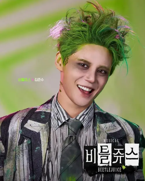 ▲金俊秀以《Beetlejuice》入圍音樂劇部門的演技獎。（圖／金俊秀IG@xiaxiaxia1215）